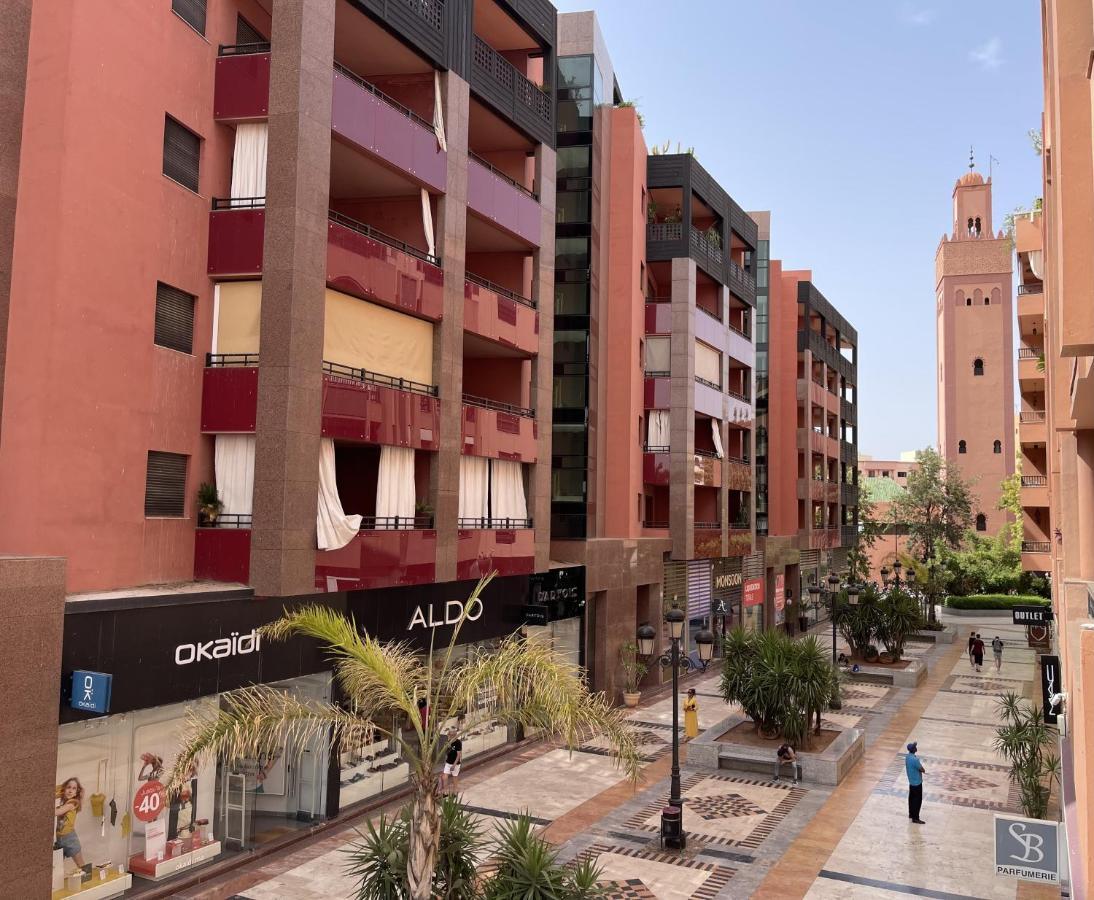 Appartement Haut Standing Gueliz Plaza Avec Vue Marrakesh Eksteriør bilde