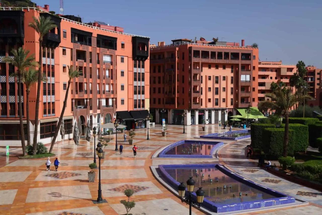 Appartement Haut Standing Gueliz Plaza Avec Vue Marrakesh Eksteriør bilde