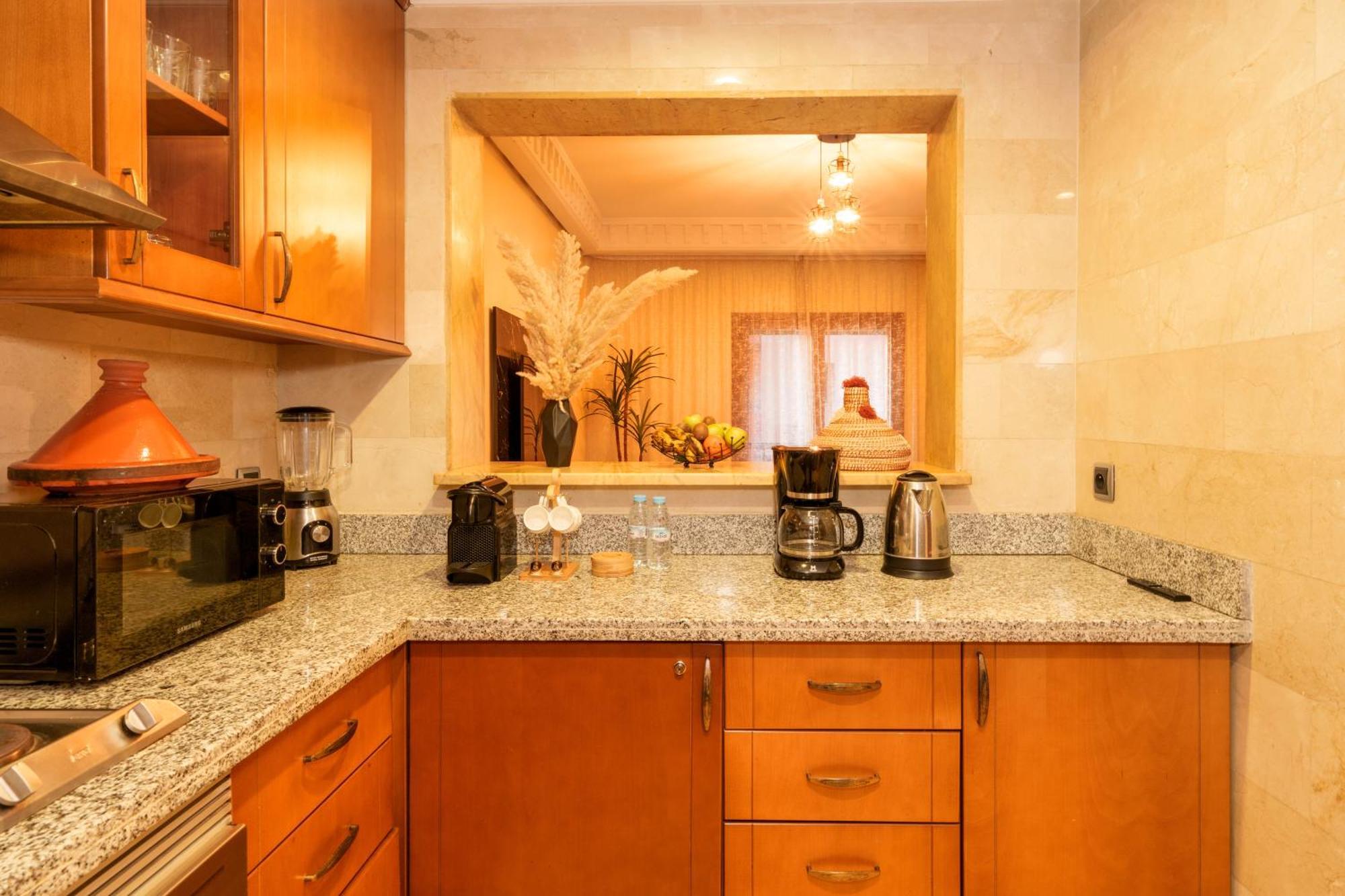 Appartement Haut Standing Gueliz Plaza Avec Vue Marrakesh Eksteriør bilde