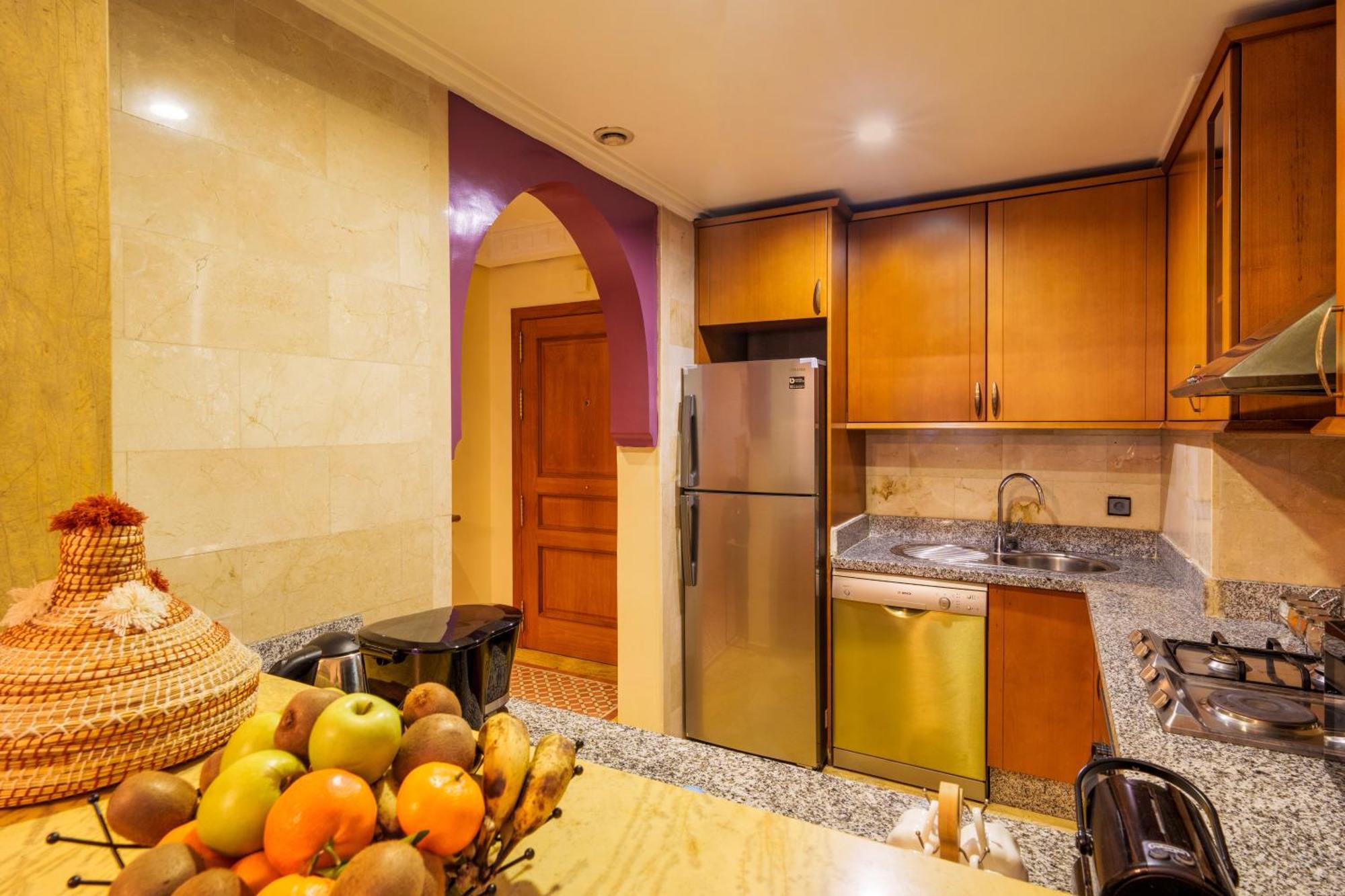 Appartement Haut Standing Gueliz Plaza Avec Vue Marrakesh Eksteriør bilde