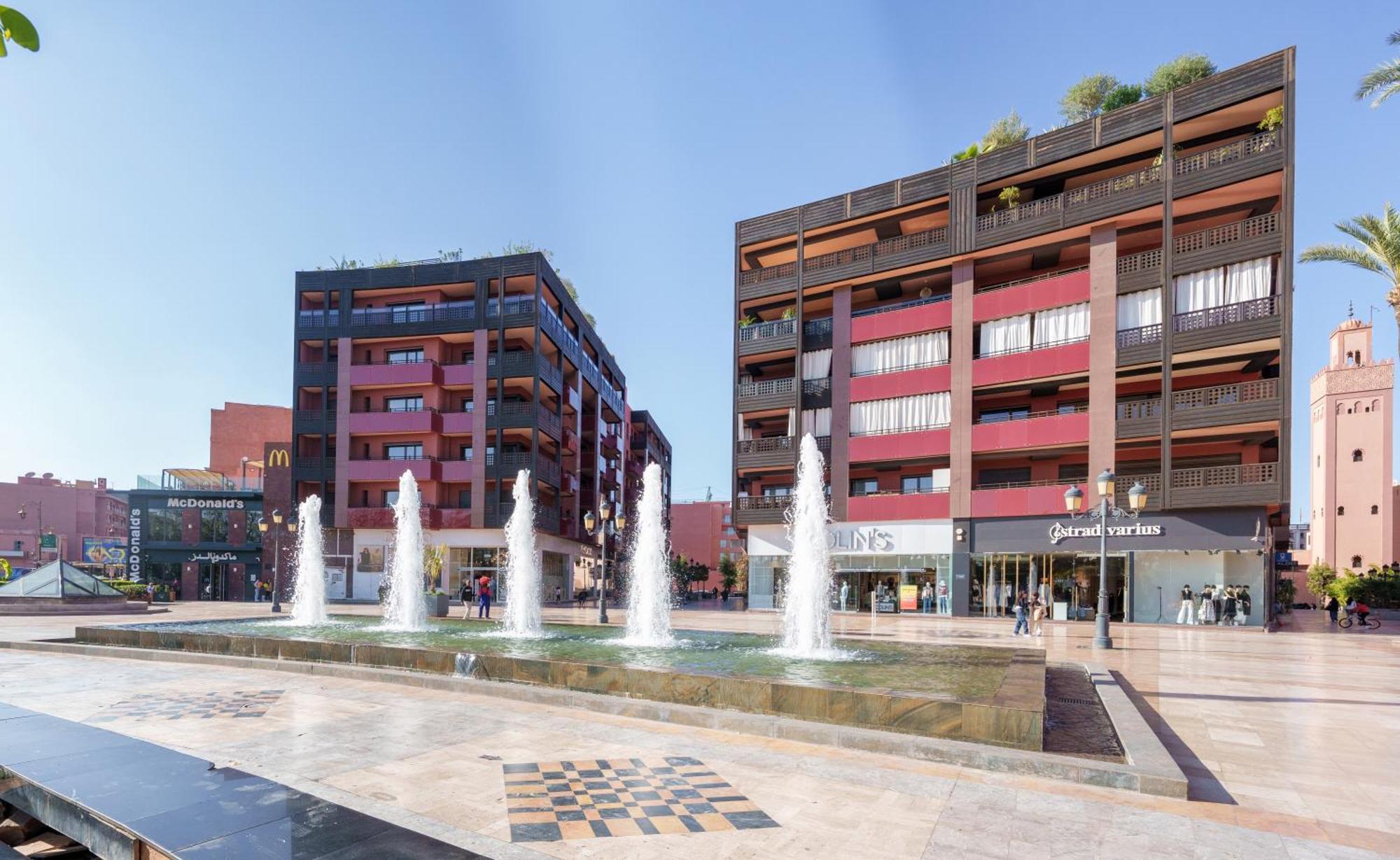 Appartement Haut Standing Gueliz Plaza Avec Vue Marrakesh Eksteriør bilde