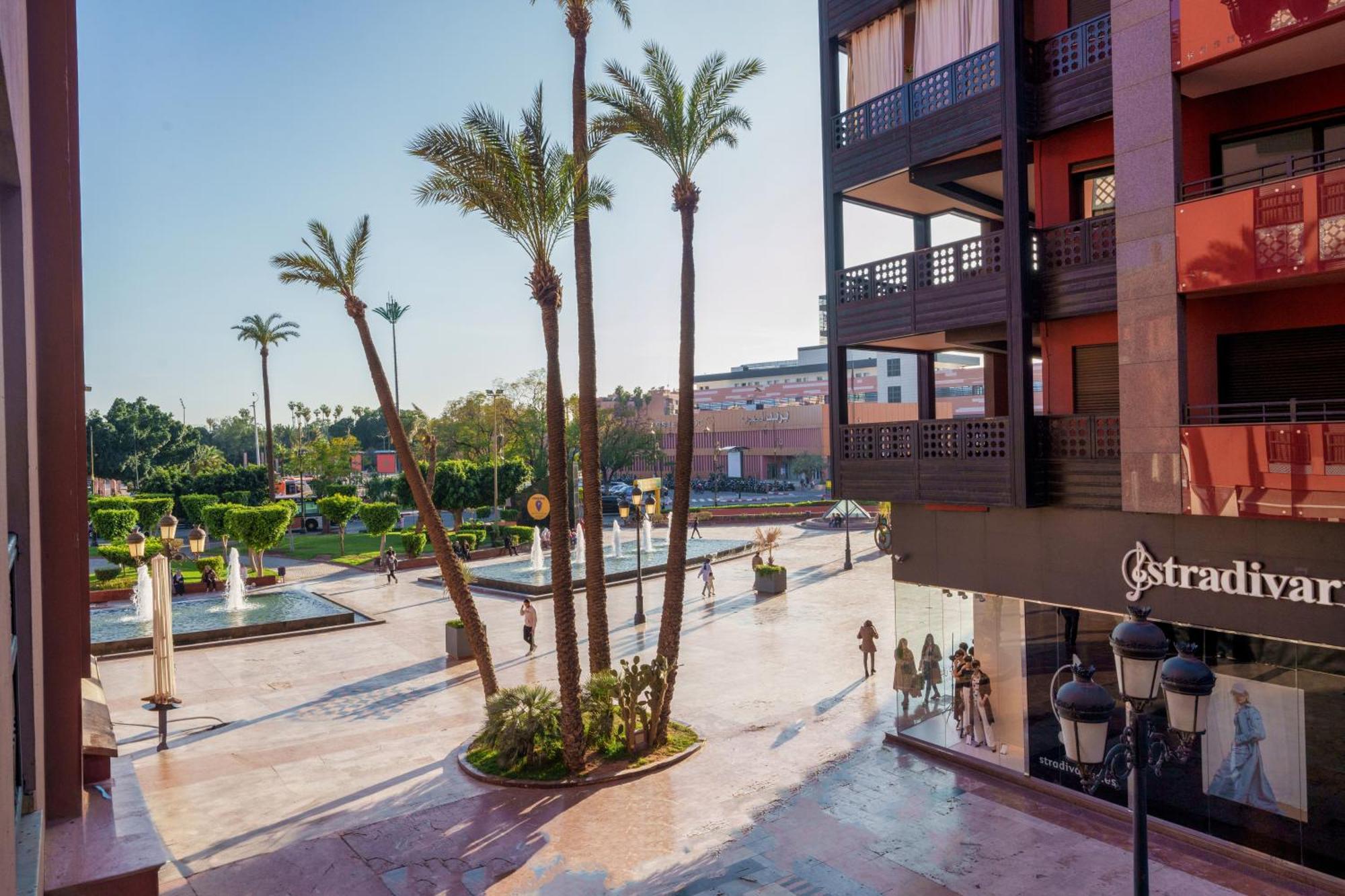 Appartement Haut Standing Gueliz Plaza Avec Vue Marrakesh Eksteriør bilde